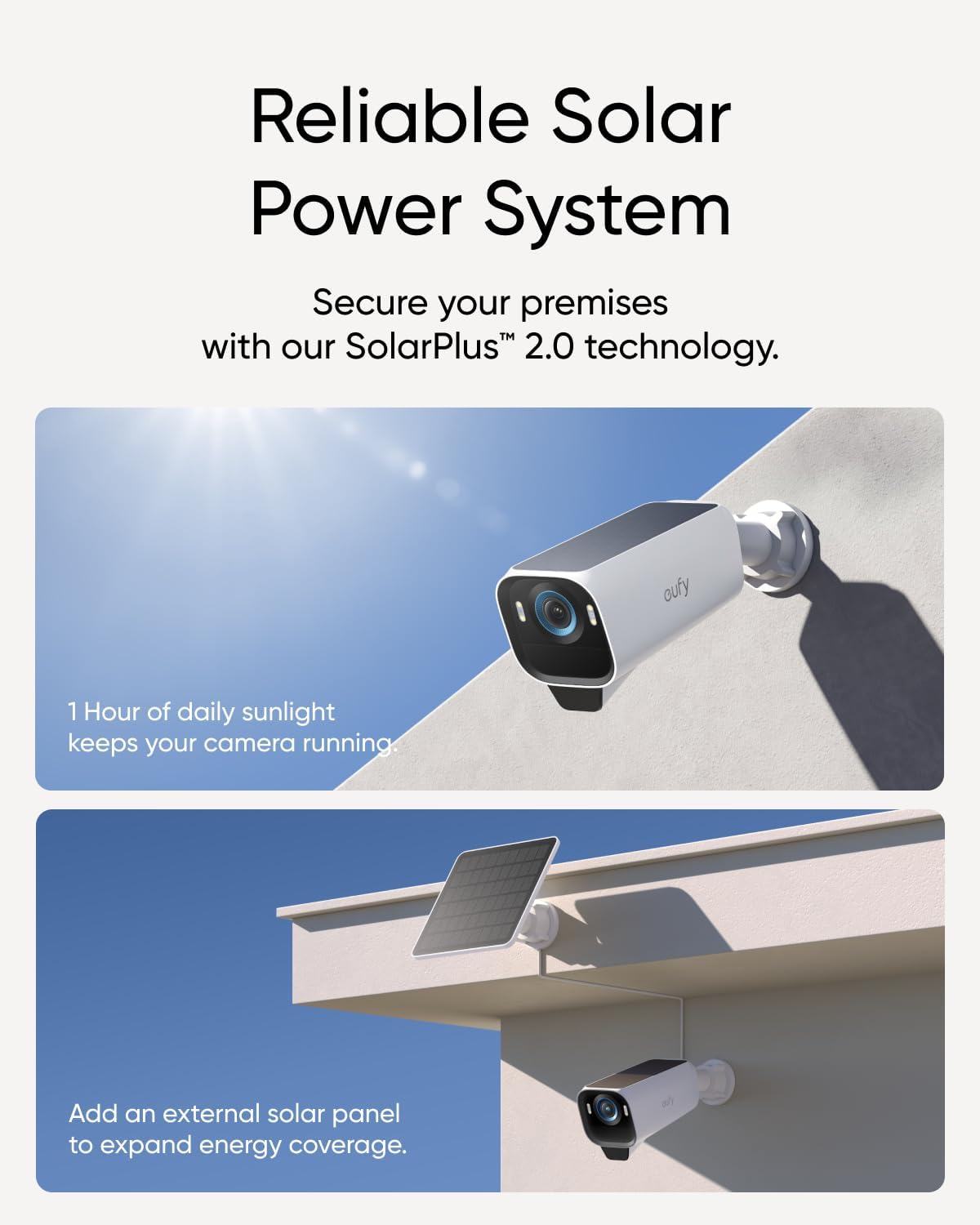 eufyCam solar panel